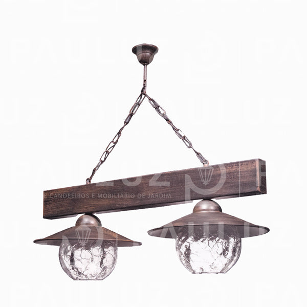 Lustre de Teto 2 Luzes CT2115